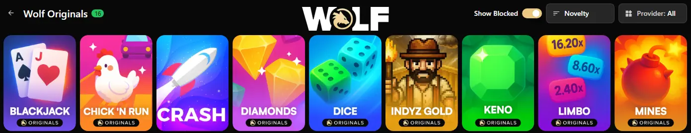 Fast-paced crypto crash games like Keno displaying an increasing win multiplier graph at Wolf io